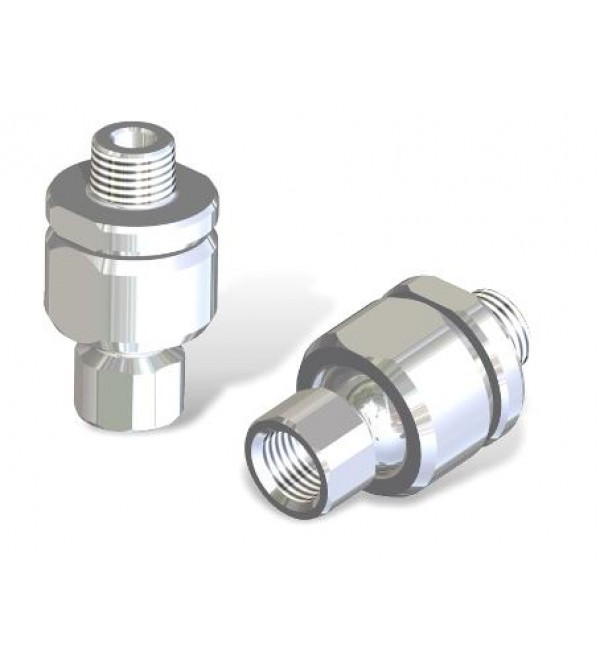 Low pressure articulated fittings in stainless steel