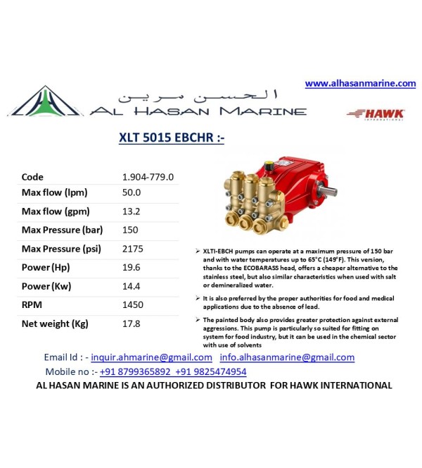 XLT 5015 EBCHR  50 LPM 150 BAR